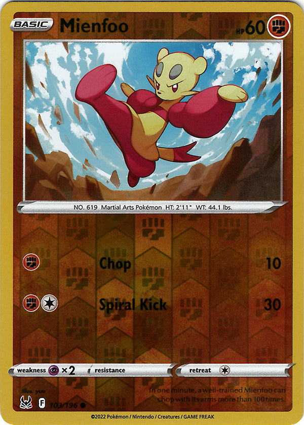 Mienfoo (Reverse Holo)