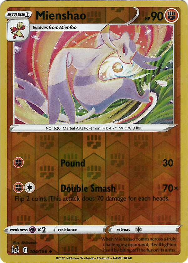 Mienshao (Reverse Holo)