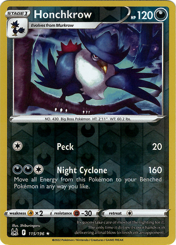 Honchkrow (Reverse Holo)