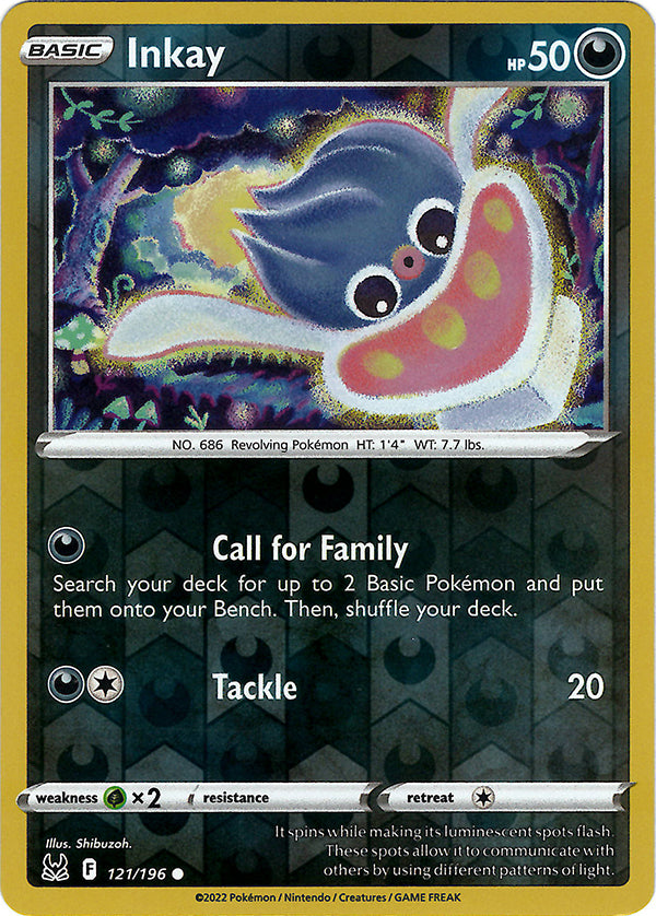 Inkay (121) (Reverse Holo)