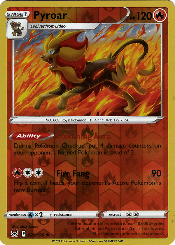 Pyroar (Reverse Holo)