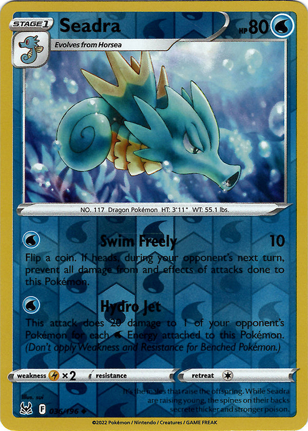 Seadra (Reverse Holo)