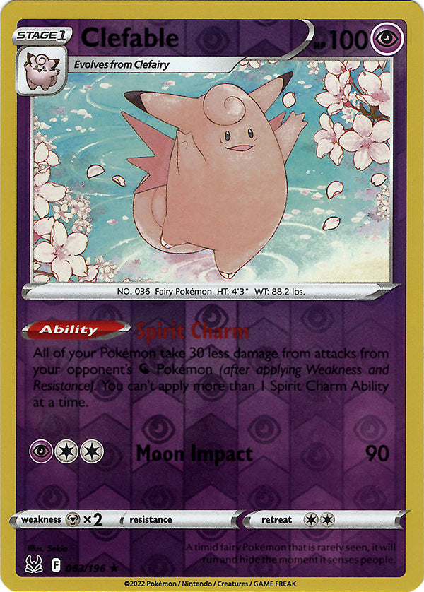 Clefable (Reverse Holo)