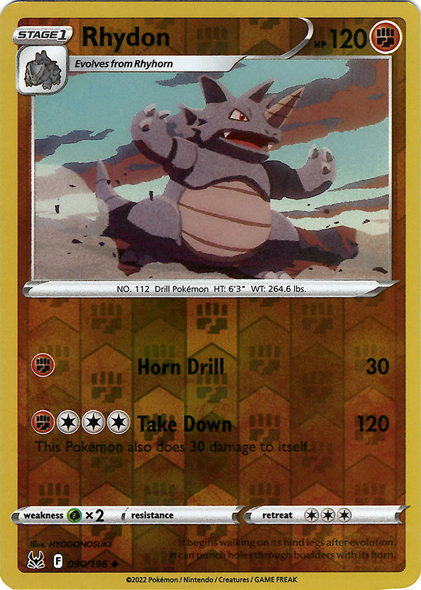 Rhydon (Reverse Holo)