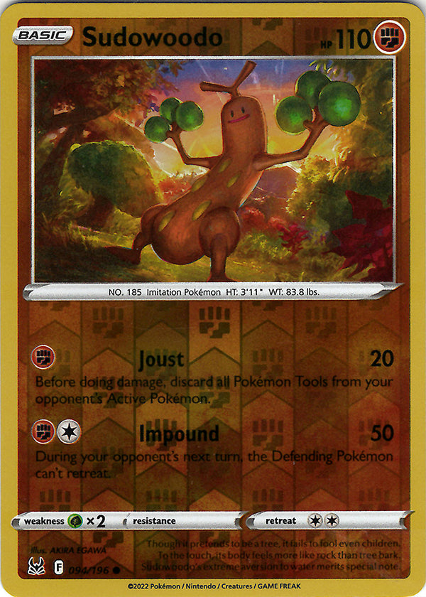 Sudowoodo (Reverse Holo)