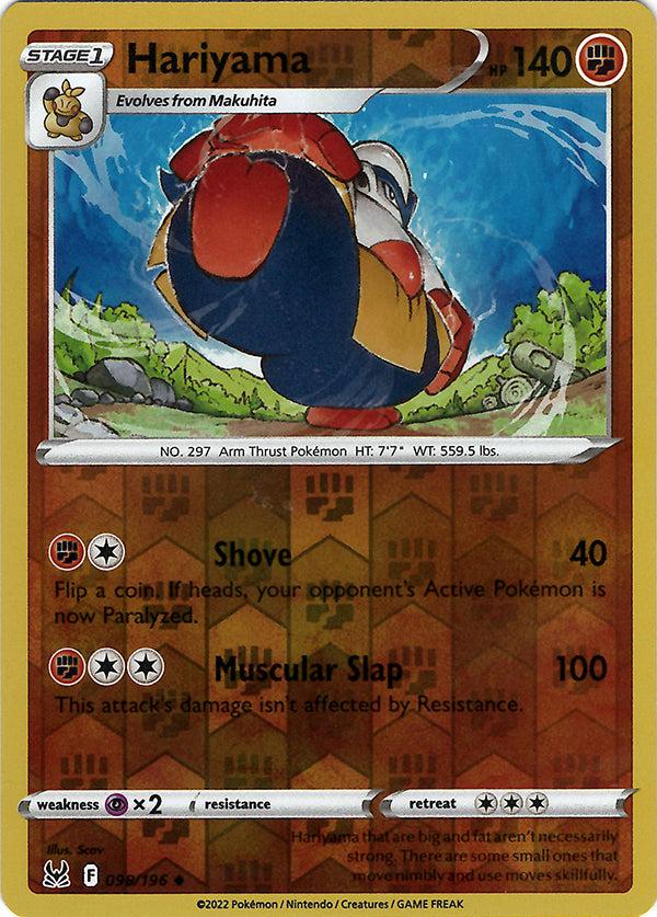 Hariyama (Reverse Holo)