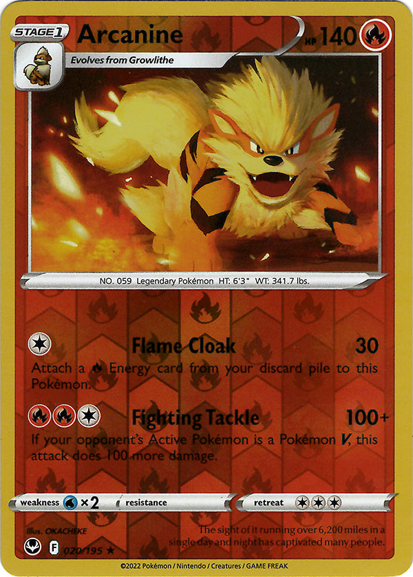 Arcanine (Reverse Holo)