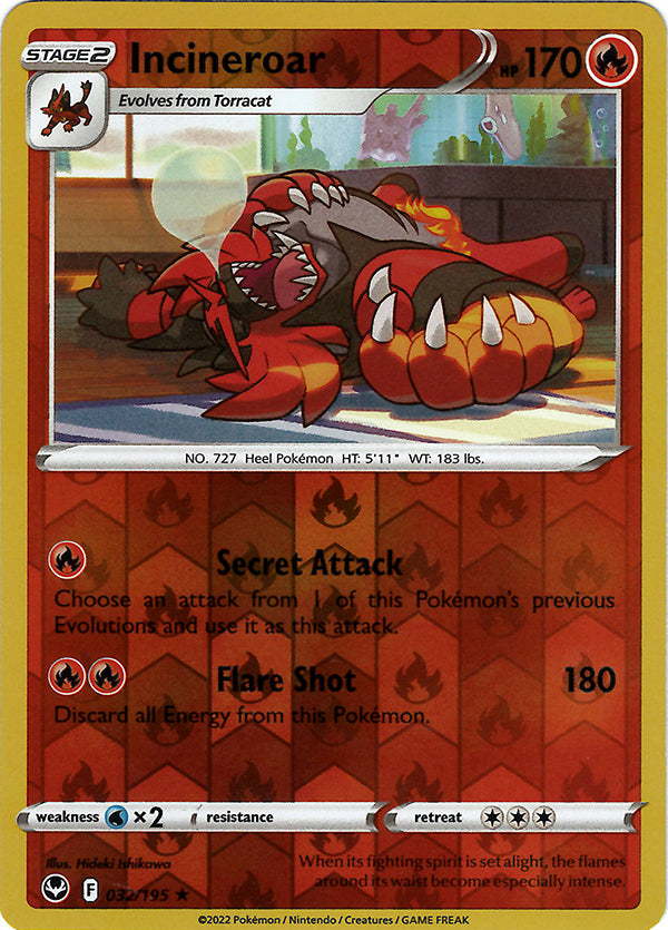 Incineroar (Reverse Holo)