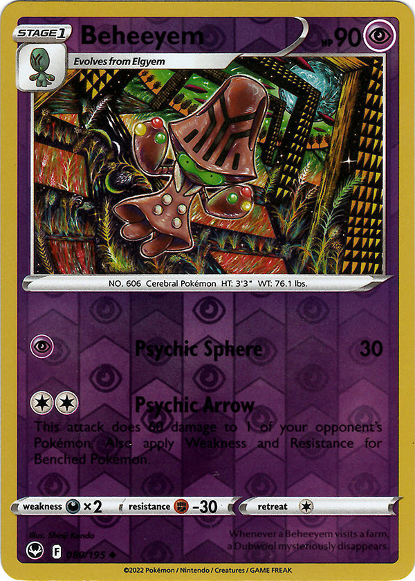 Beheeyem (Reverse Holo)