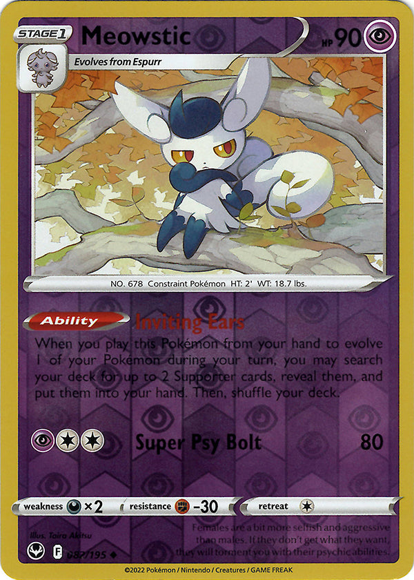 Meowstic (Reverse Holo)