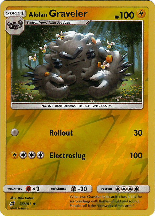 Alolan Graveler (Reverse Holo)