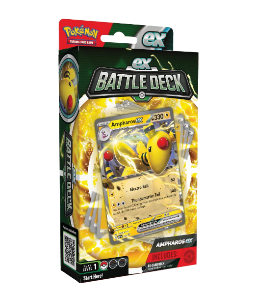 Pokémon TCG - V Battle Deck Ampharos & Lucario (Select a Deck)