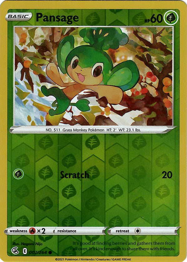 Pansage (Reverse Holo)