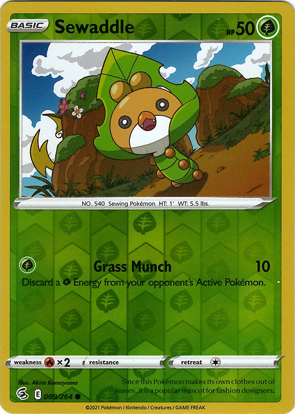 Sewaddle (Reverse Holo)