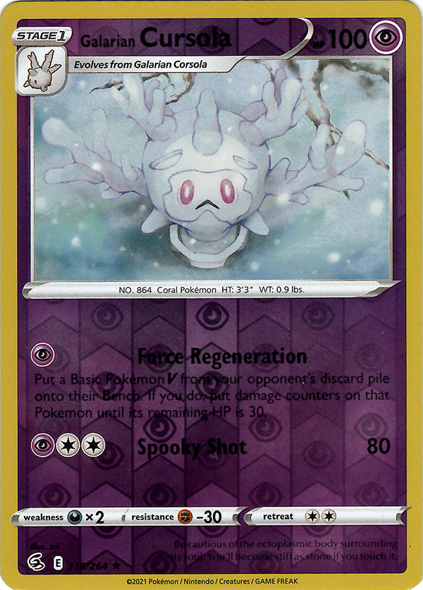 Galarian Cursola (Reverse Holo)