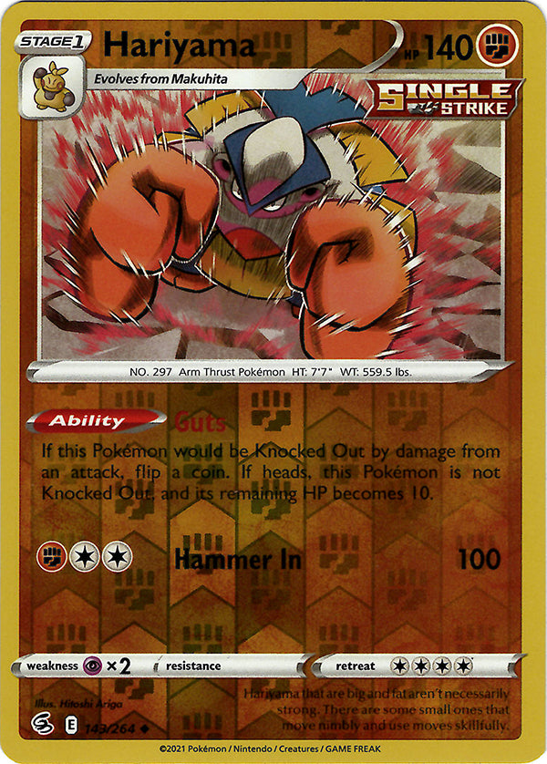 Hariyama (Reverse Holo)