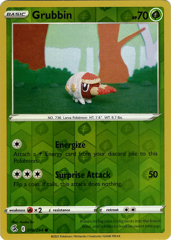 Grubbin (Reverse Holo)