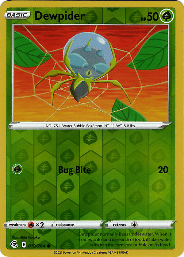 Dewpider (Reverse Holo)