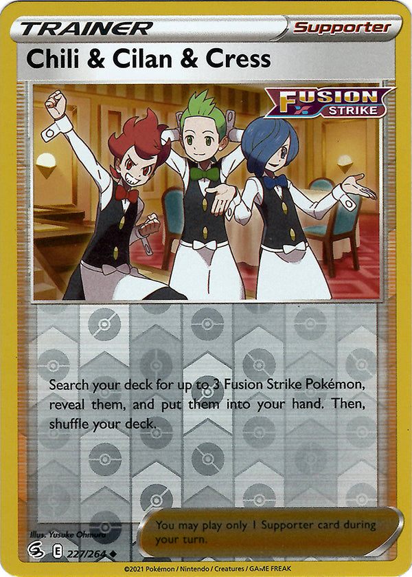 Chili & Cilan & Cress (Reverse Holo)