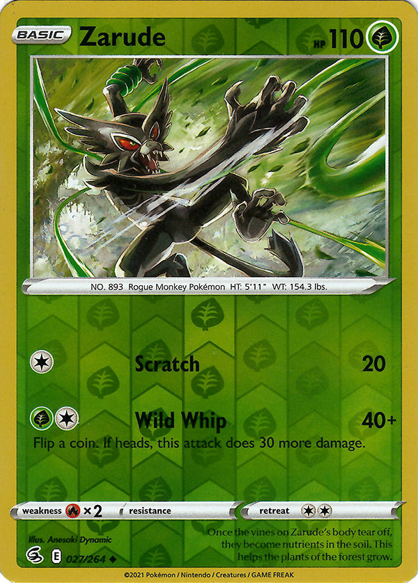 Zarude (Reverse Holo)