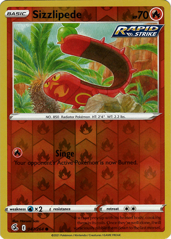 Sizzlipede (47) (Reverse Holo)