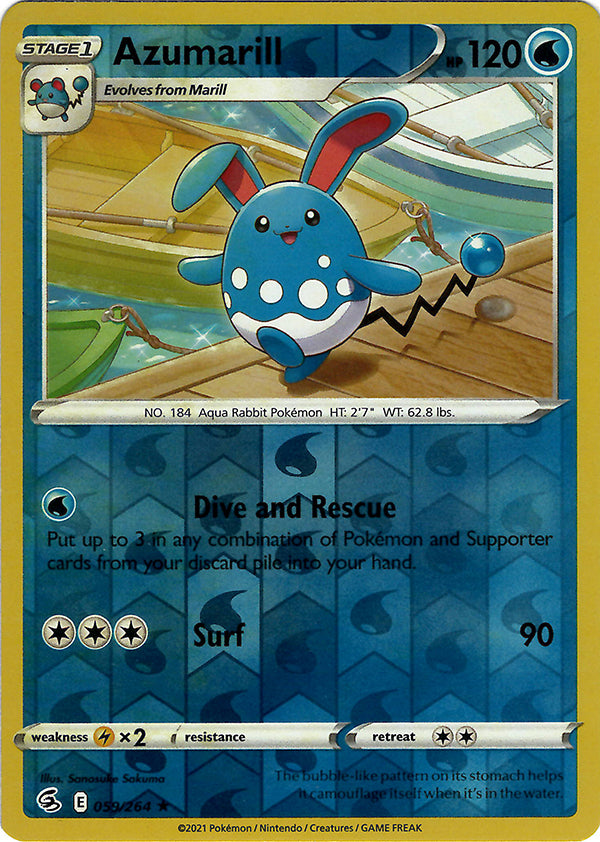 Azumarill (Reverse Holo)