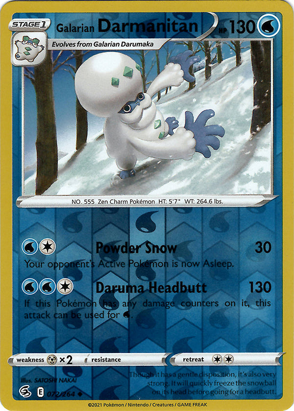 Galarian Darmanitan (Reverse Holo)