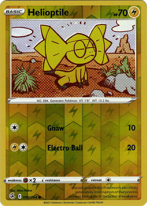 Helioptile (Reverse Holo)