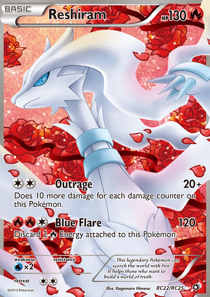 Reshiram (Full Art) [Radiant Collection]