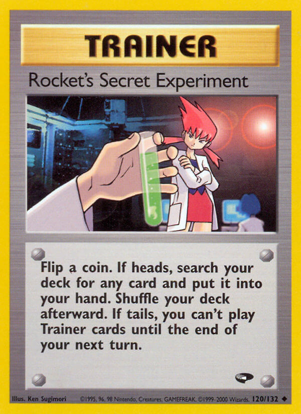 Pokemon TCG-WOTC Gym Challenge-Rocket's Secret Experiment-PokeTrader Australia