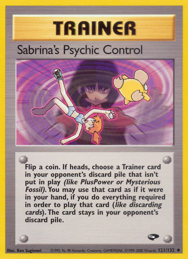Pokemon TCG-WOTC Gym Challenge-Sabrina's Psychic Control-PokeTrader Australia