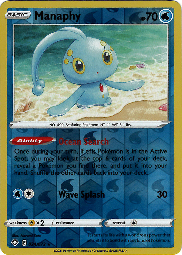 Manaphy (Reverse Holo)