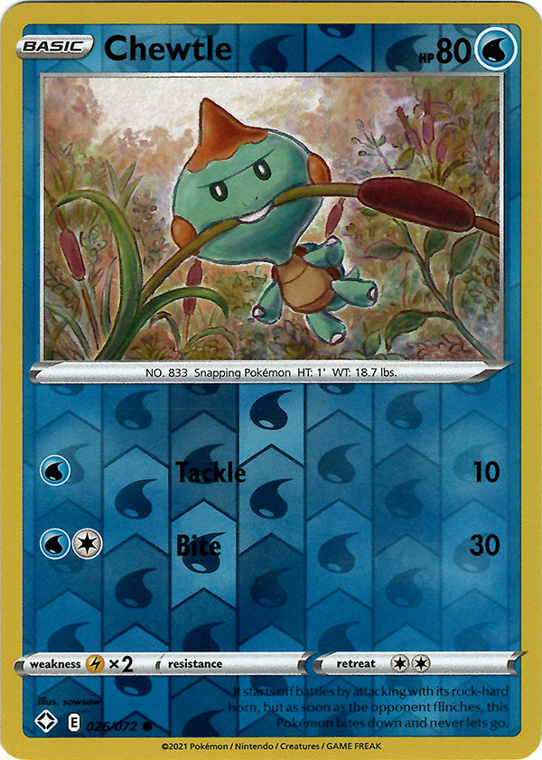 Chewtle (Reverse Holo)