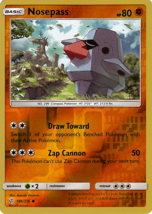 Nosepass (Reverse Holo)