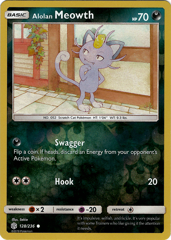 Alolan Meowth (Reverse Holo)