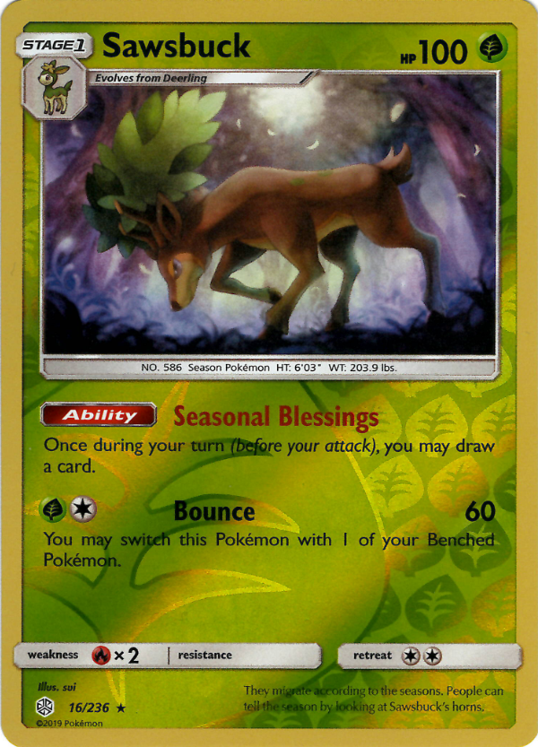 Sawsbuck (Reverse Holo)
