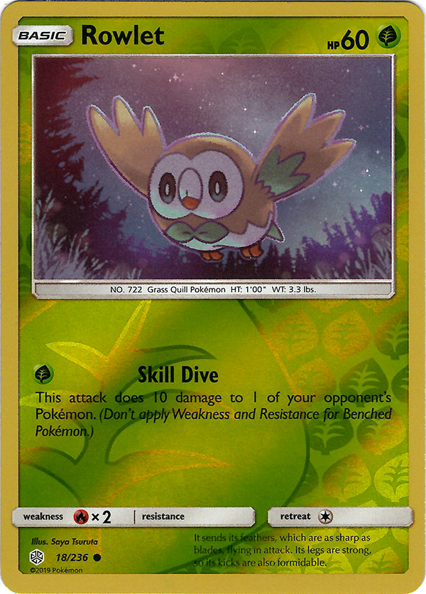 Rowlet (Reverse Holo)
