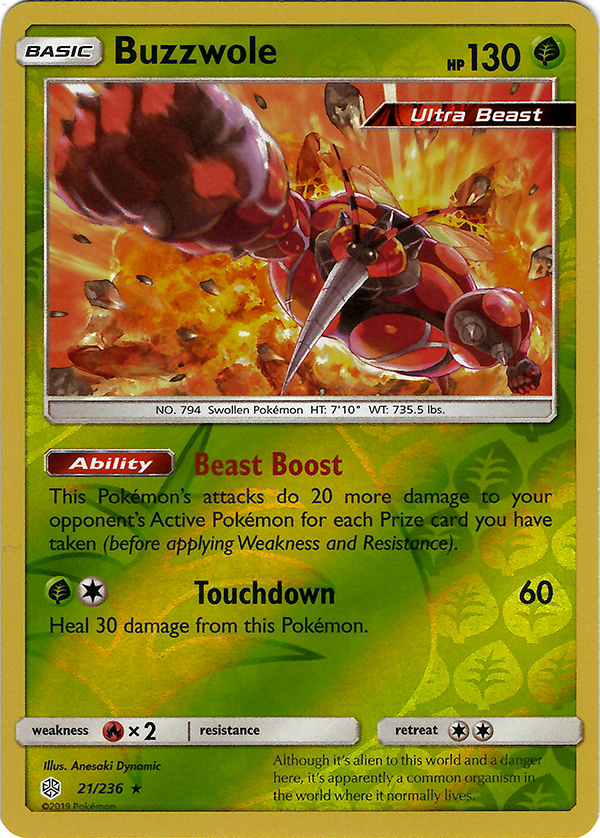 Buzzwole (Reverse Holo)