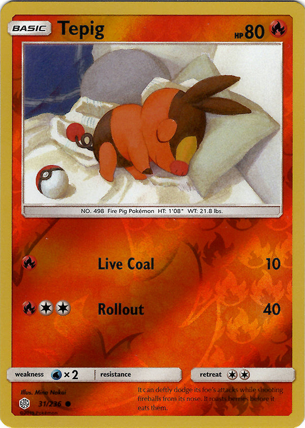 Tepig (Reverse Holo)