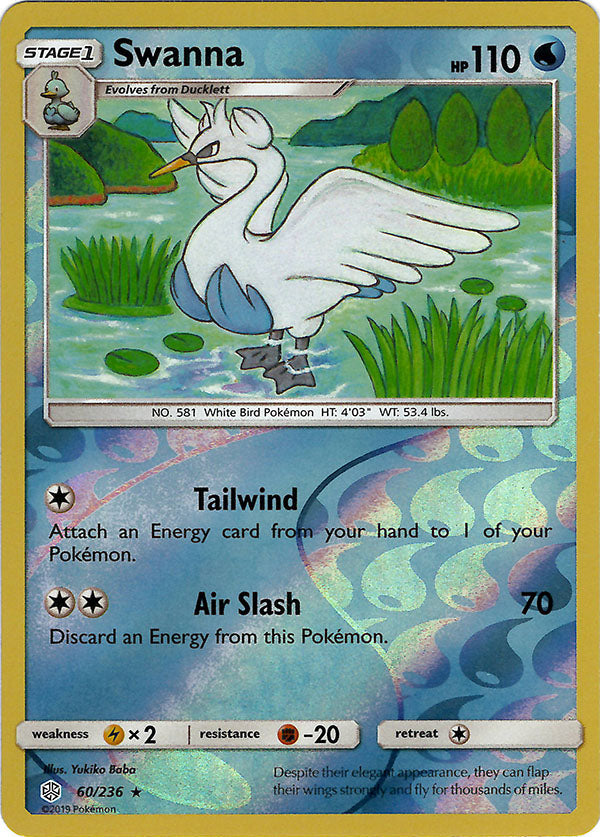 Swanna (Reverse Holo)