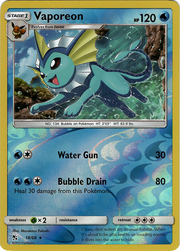 Vaporeon (Reverse Holo)