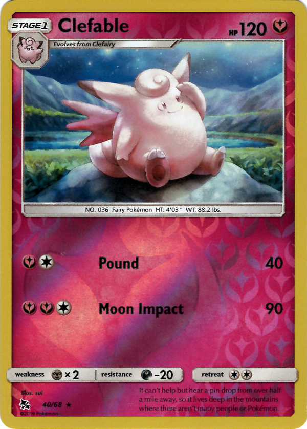Clefable (Reverse Holo)