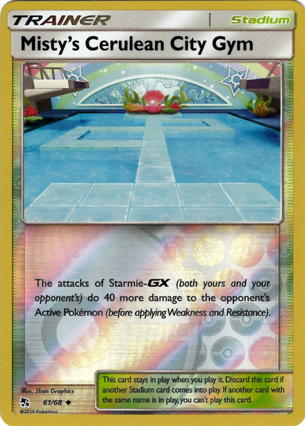 Misty's Cerulean City Gym (Reverse Holo)