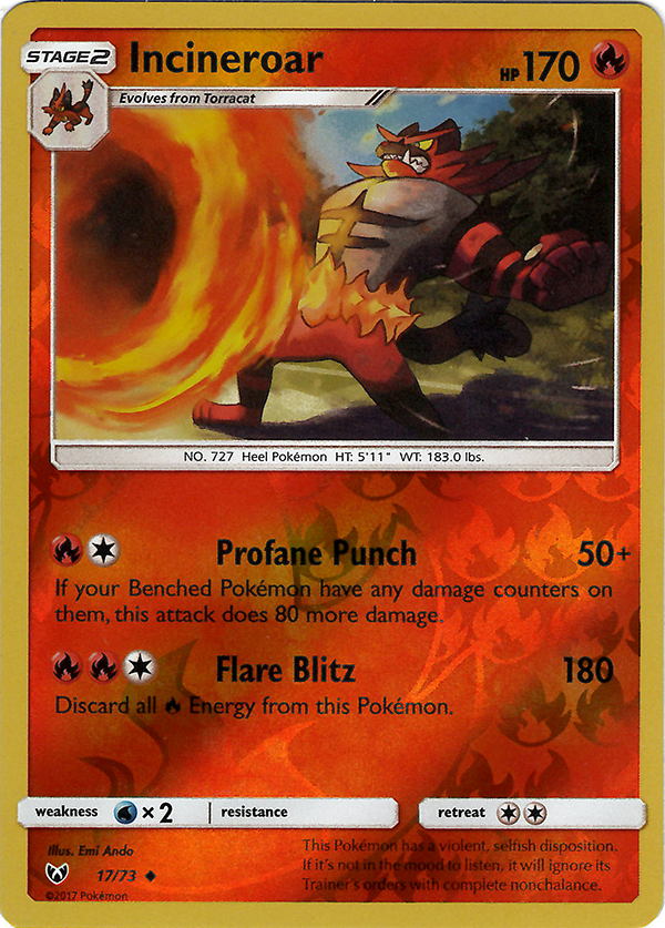 Incineroar (Reverse Holo)