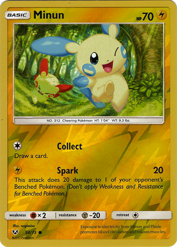 Minun (Reverse Holo)