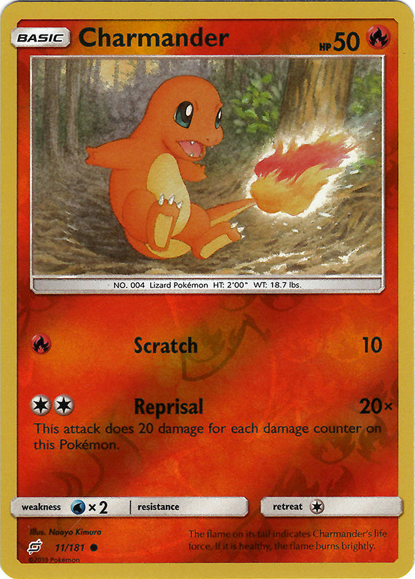 Charmander (11) (Reverse Holo)