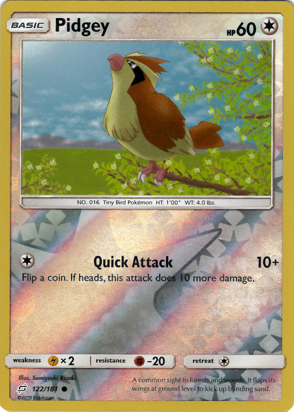 Pidgey (122) (Reverse Holo)