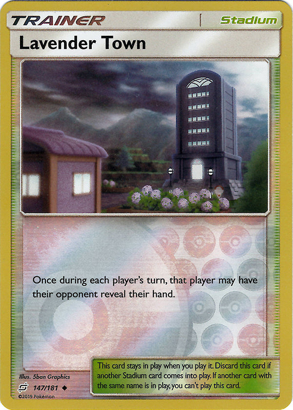 Lavender Town (Reverse Holo)