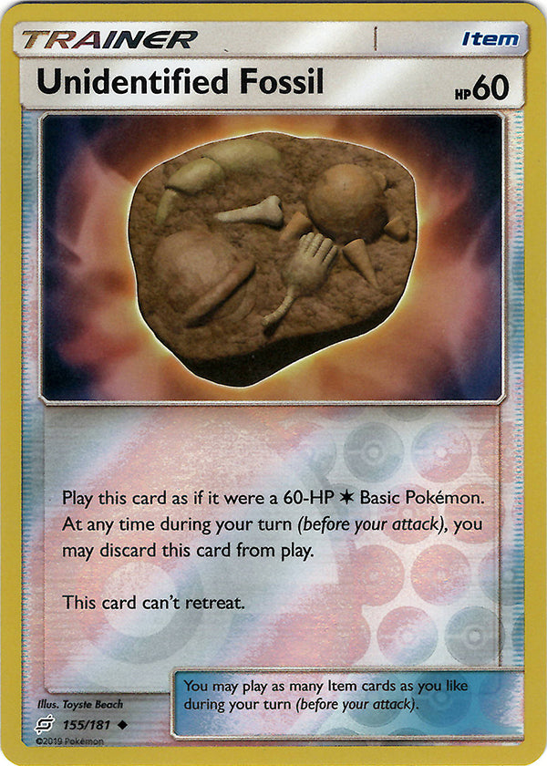 Unidentified Fossil (Reverse Holo)