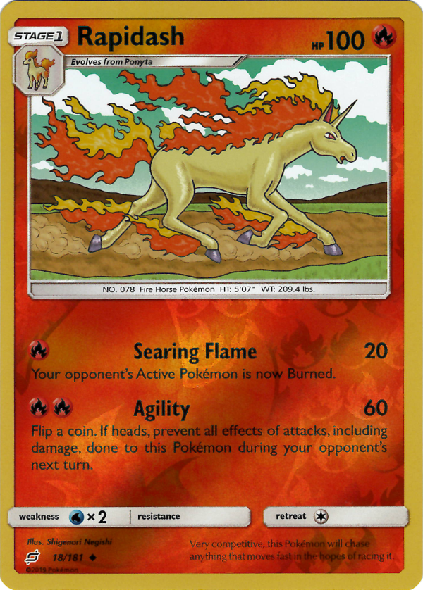 Rapidash (Reverse Holo)